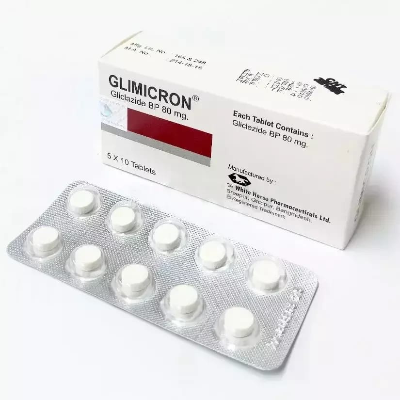 Tablet Glimicron 80mg (50pcs)